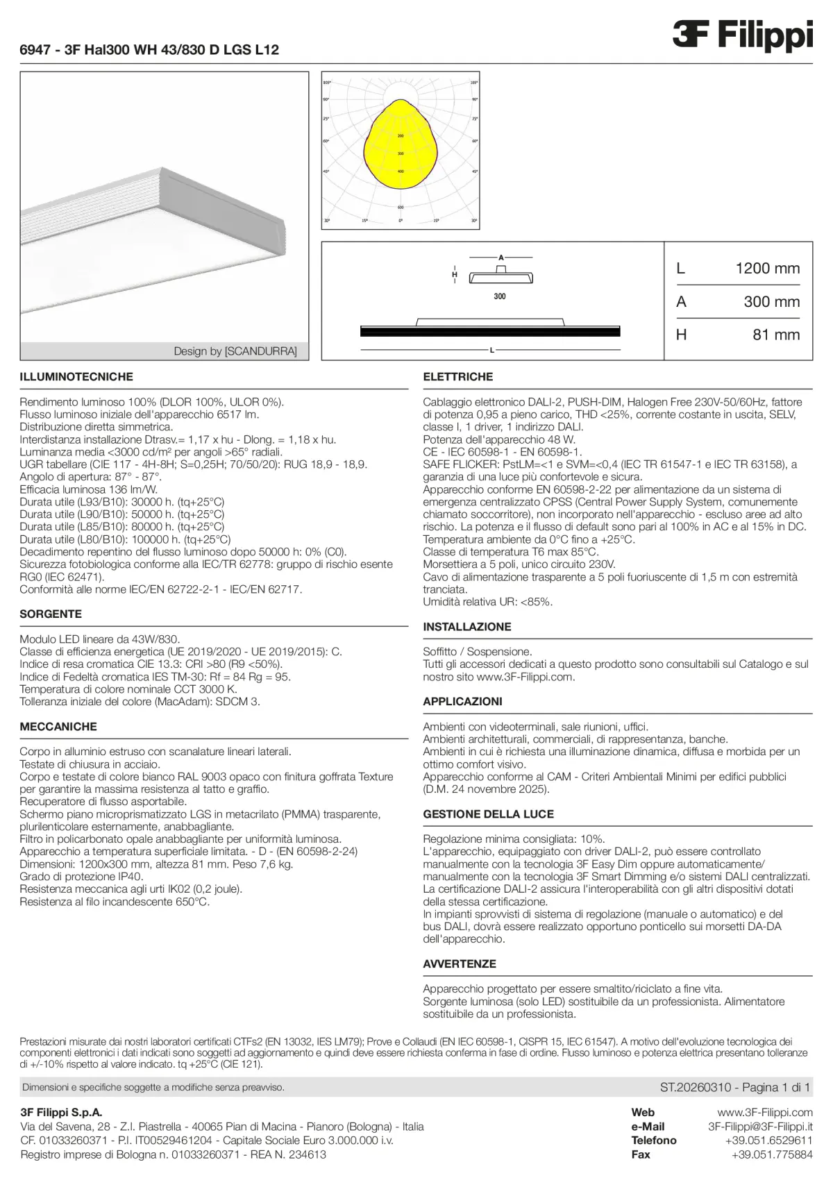 6947 - 3F Hal300 WH 43-830 D LGS L12 - Datasheet - it