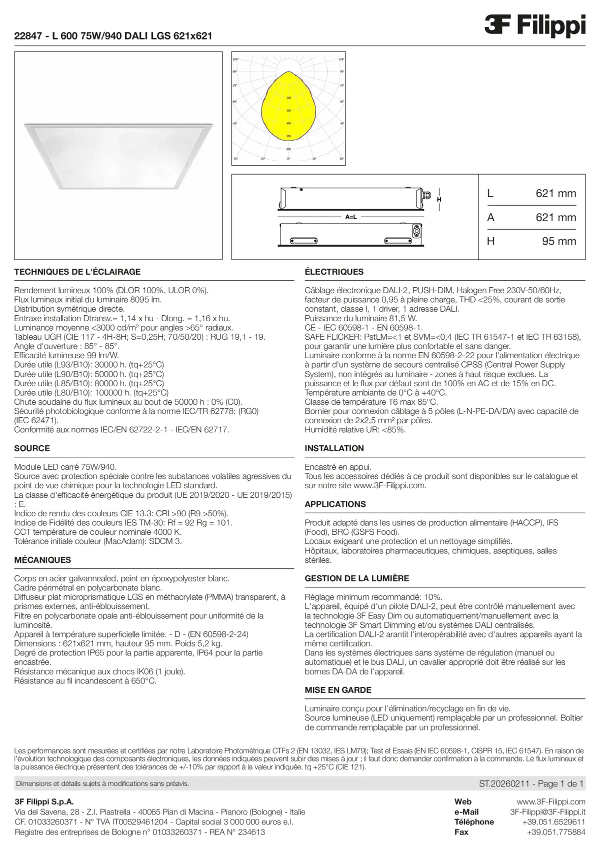 22847 - L 600 75W-940 DALI LGS 621x621 - Datasheet - fr