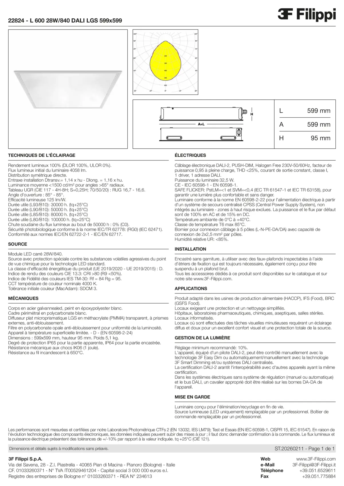 22824 - L 600 28W-840 DALI LGS 599x599 - Datasheet - fr