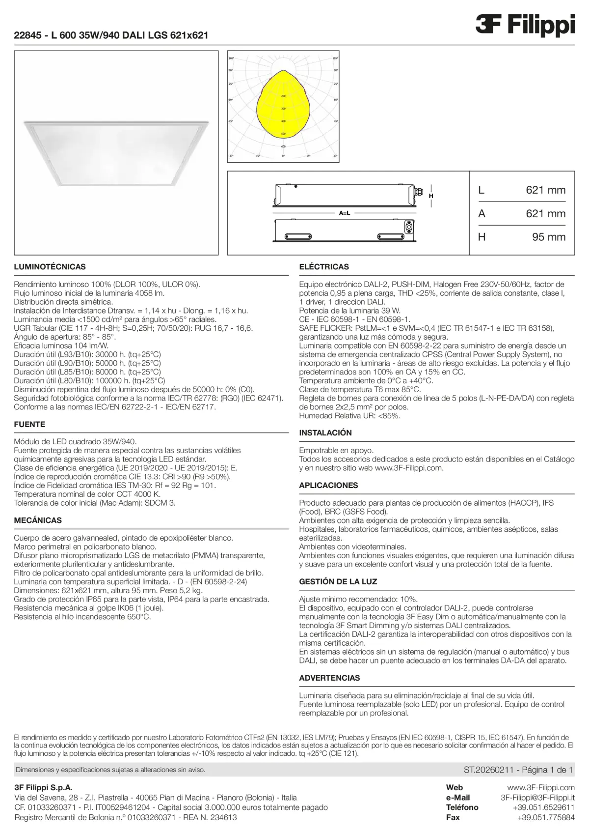 22845 - L 600 35W-940 DALI LGS 621x621 - Datasheet - es