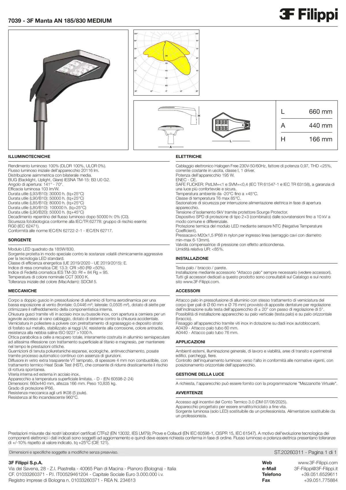 7039 - 3F Manta AN 185-830 MEDIUM - Datasheet - it