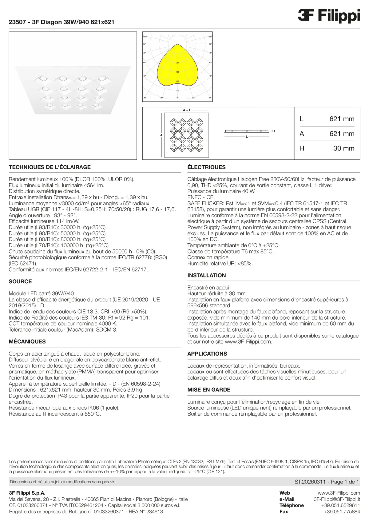 23507 - 3F Diagon 39W-940 621x621 - Datasheet - fr