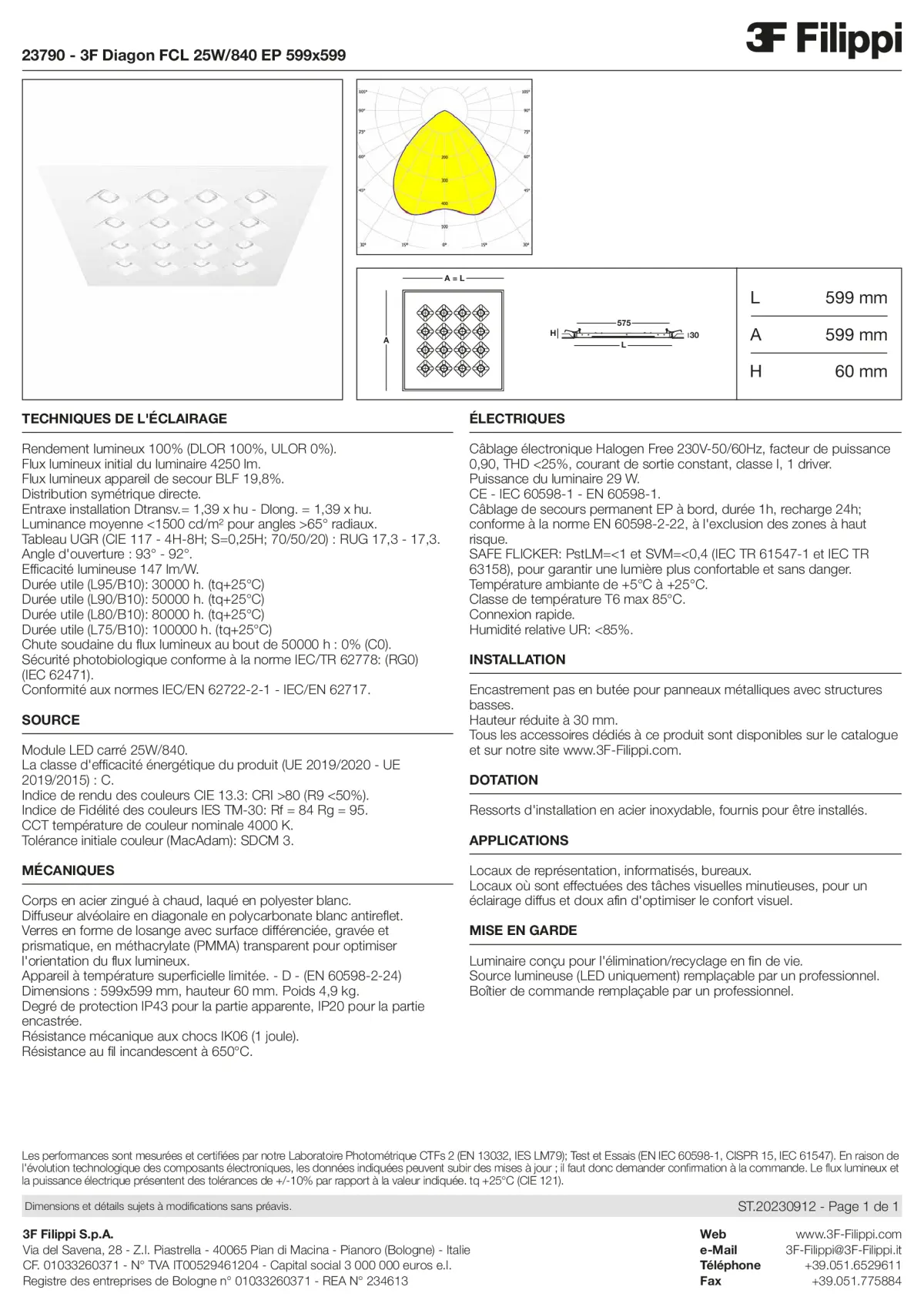 23790 - 3F Diagon FCL 25W-840 EP 599x599 - Datasheet - fr