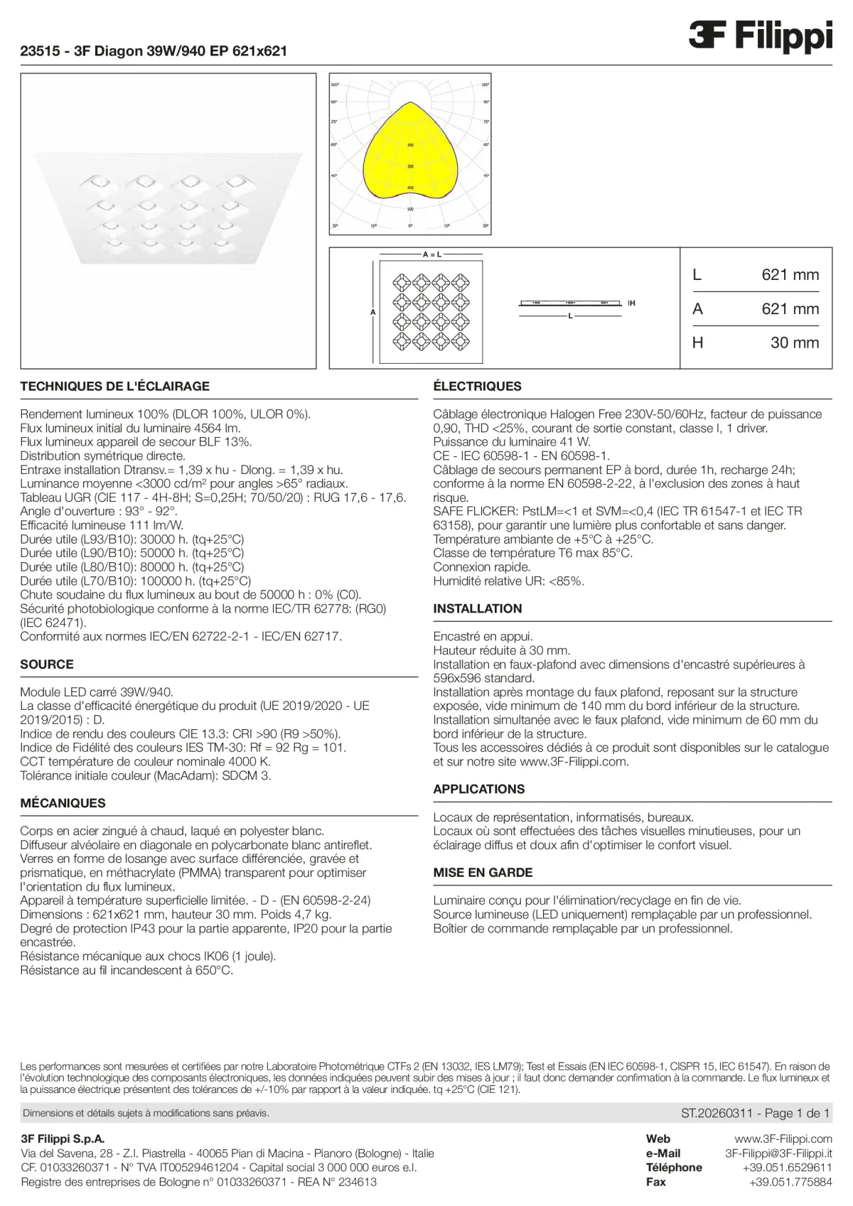 23515 - 3F Diagon 39W-940 EP 621x621 - Datasheet - fr