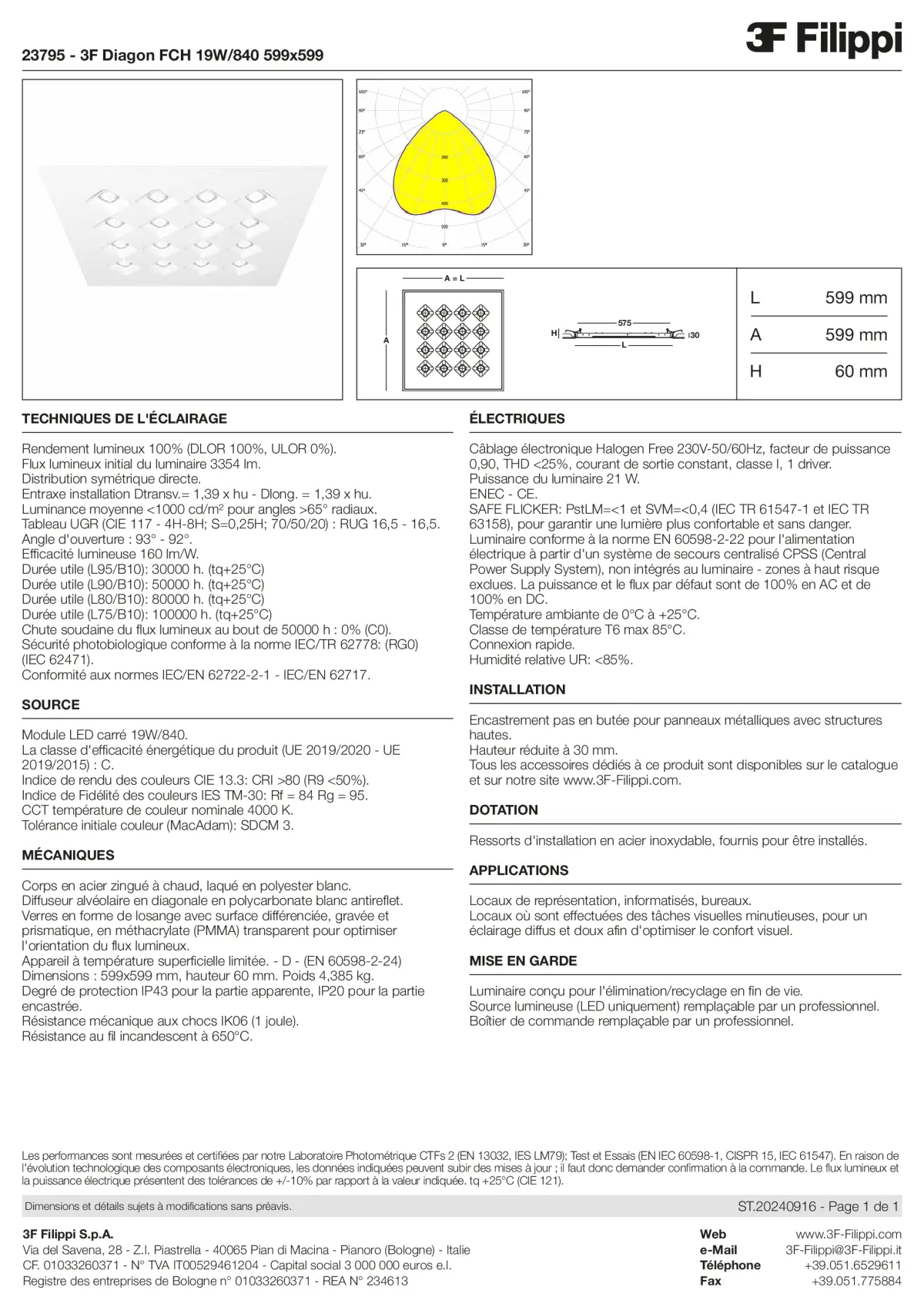 23795 - 3F Diagon FCH 19W-840 599x599 - Datasheet - fr