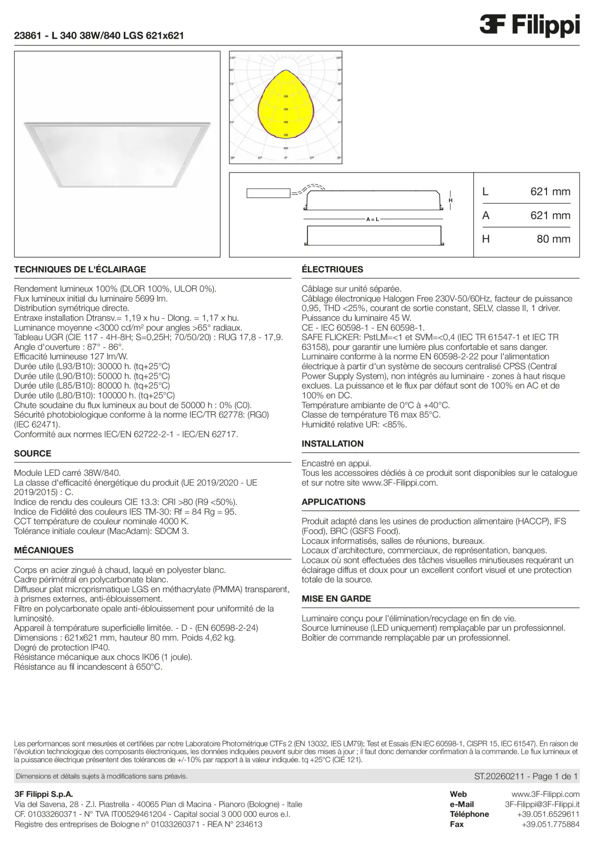 23861 - L 340 38W-840 LGS 621x621 - Datasheet - fr