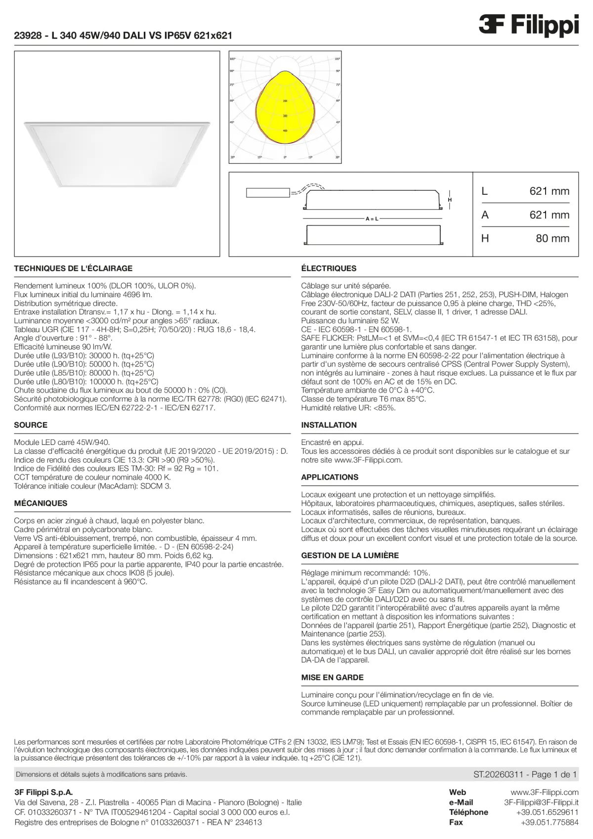 23928 - L 340 45W-940 DALI VS IP65V 621x621 - Datasheet - fr