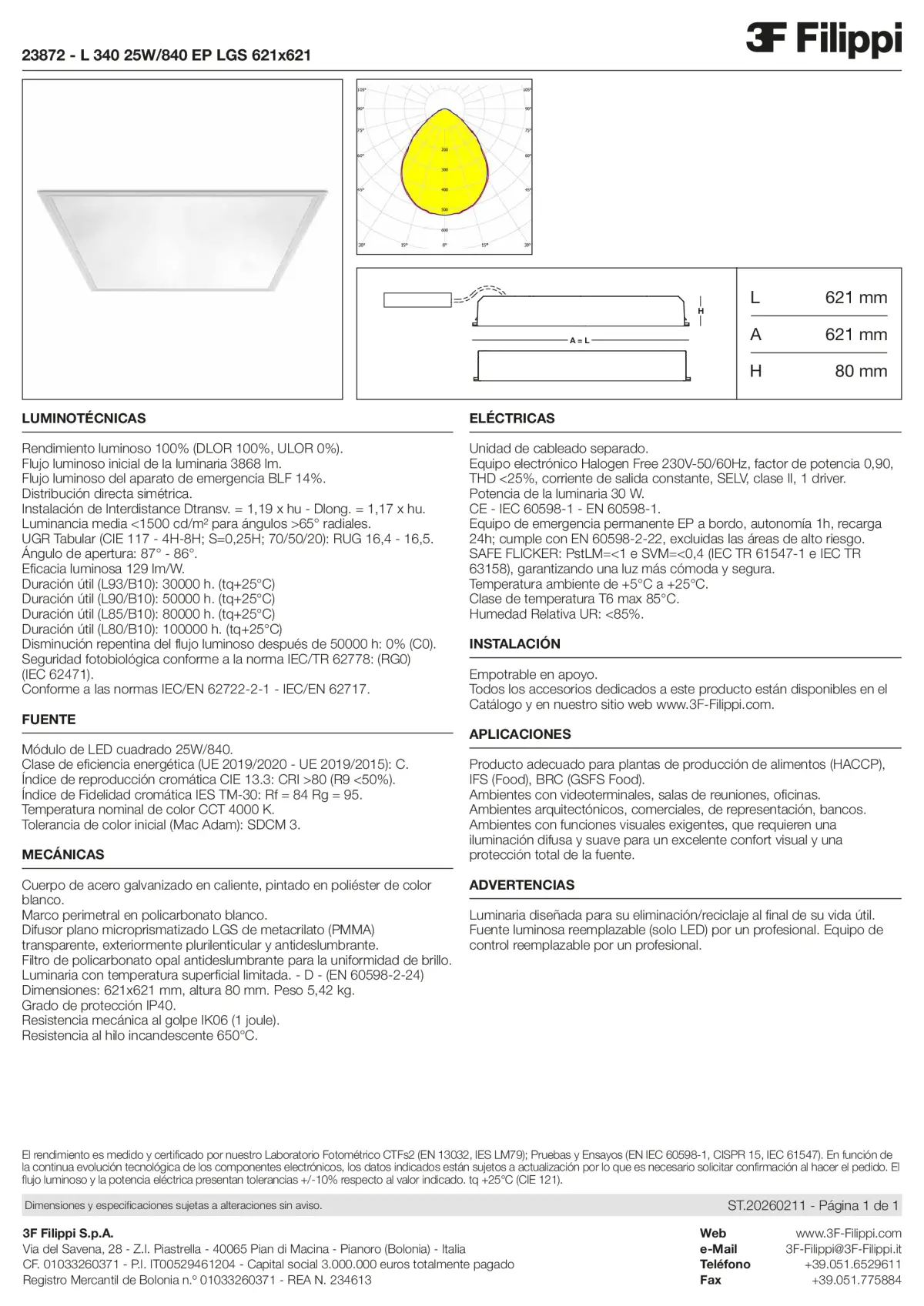 23872 - L 340 25W-840 EP LGS 621x621 - Datasheet - es