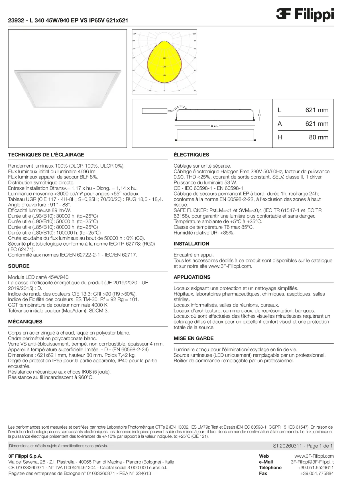 23932 - L 340 45W-940 EP VS IP65V 621x621 - Datasheet - fr