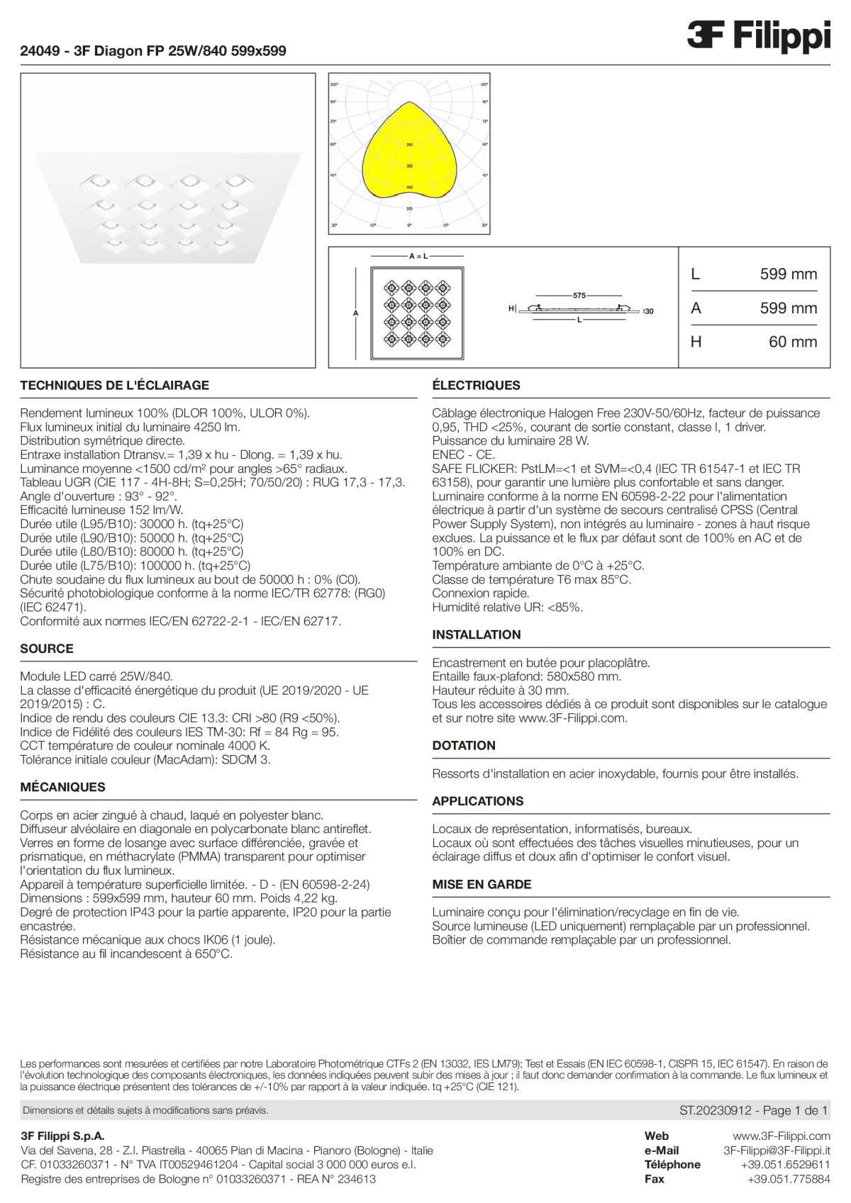 24049 - 3F Diagon FP 25W-840 599x599 - Datasheet - fr