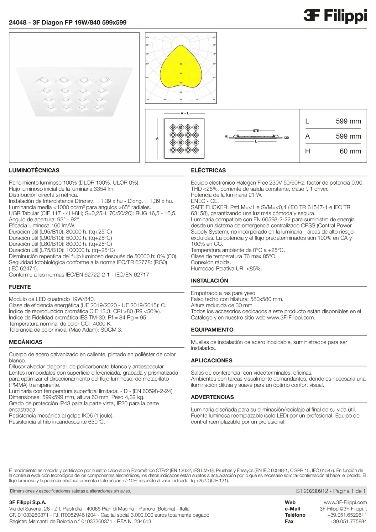24048 - 3F Diagon FP 19W-840 599x599 - Datasheet - es