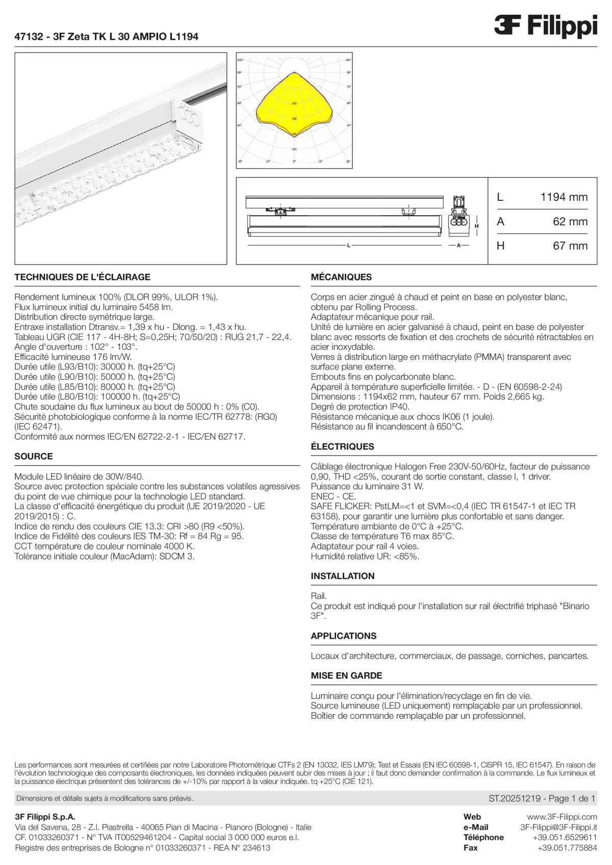 47132 - 3F Zeta TK L 30 AMPIO L1194 - Datasheet - fr