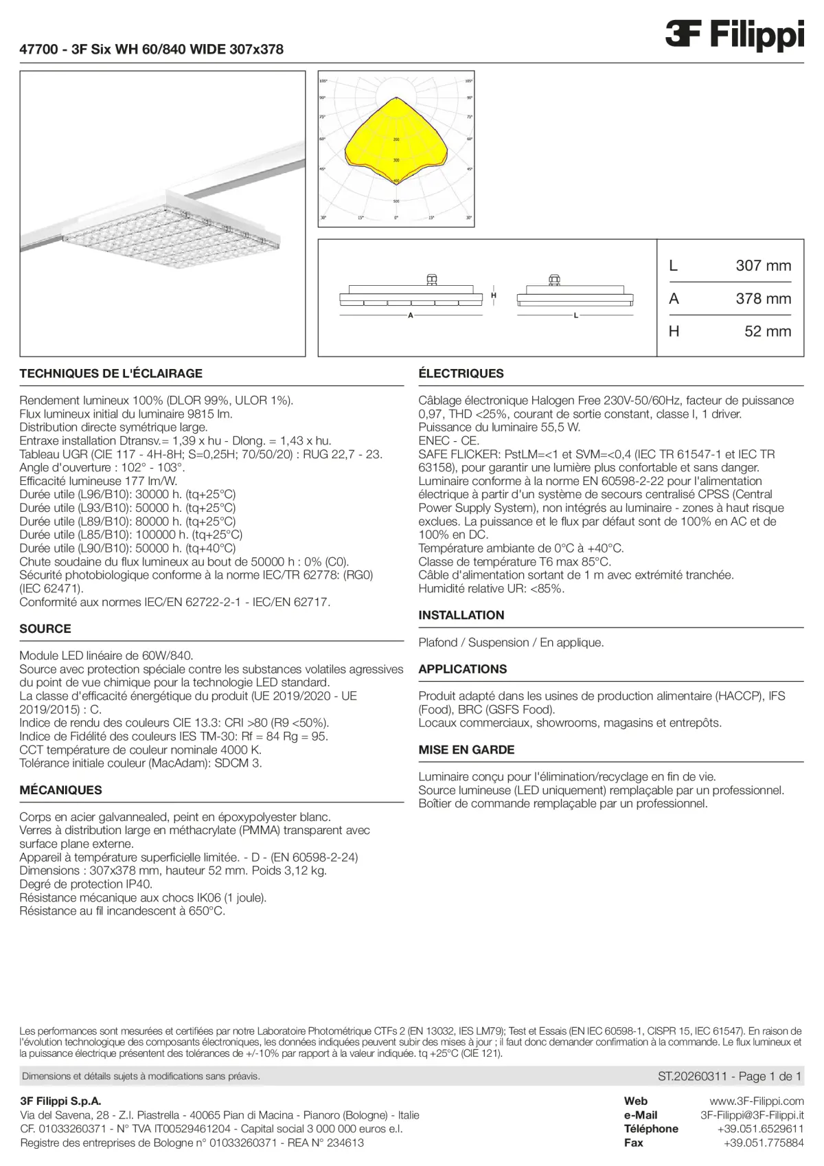 47700 - 3F Six WH 60-840 WIDE 307x378 - Datasheet - fr
