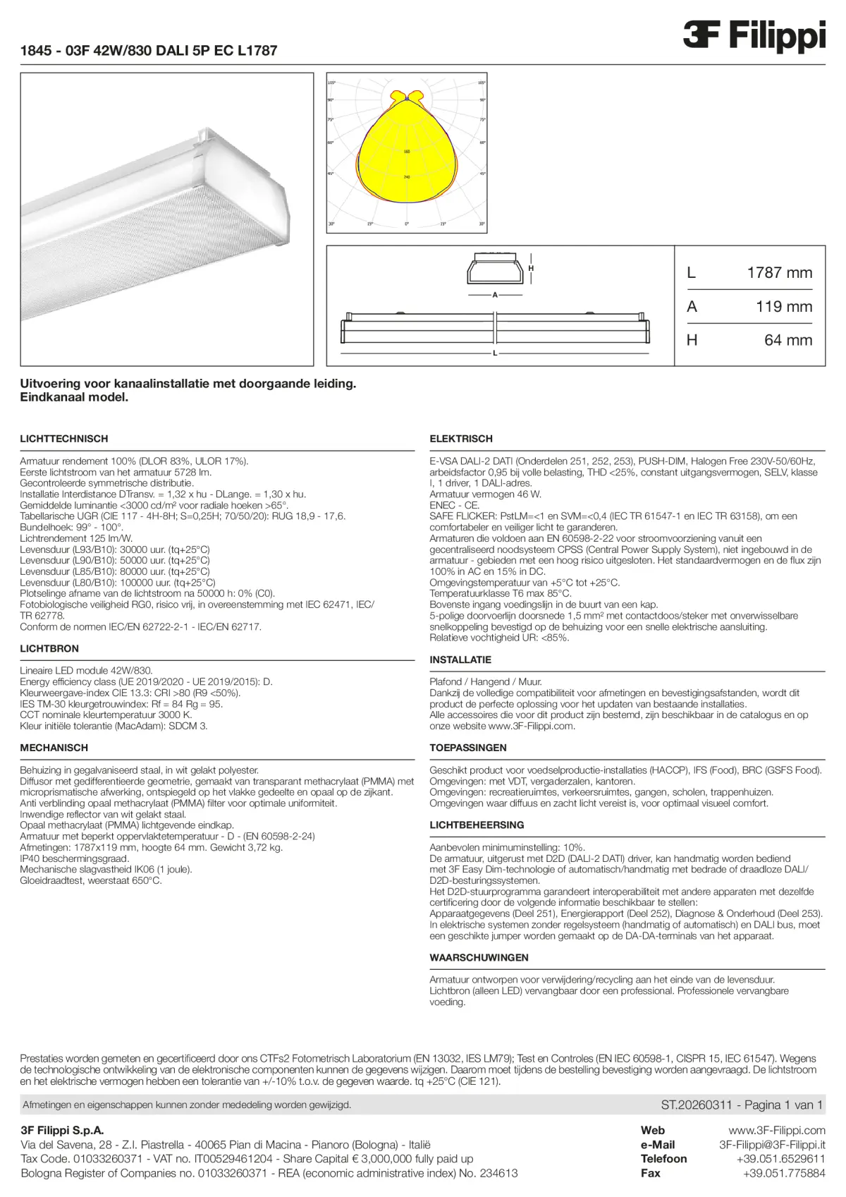 1845 - 03F 42W-830 DALI 5P EC L1787 - Datasheet - nl