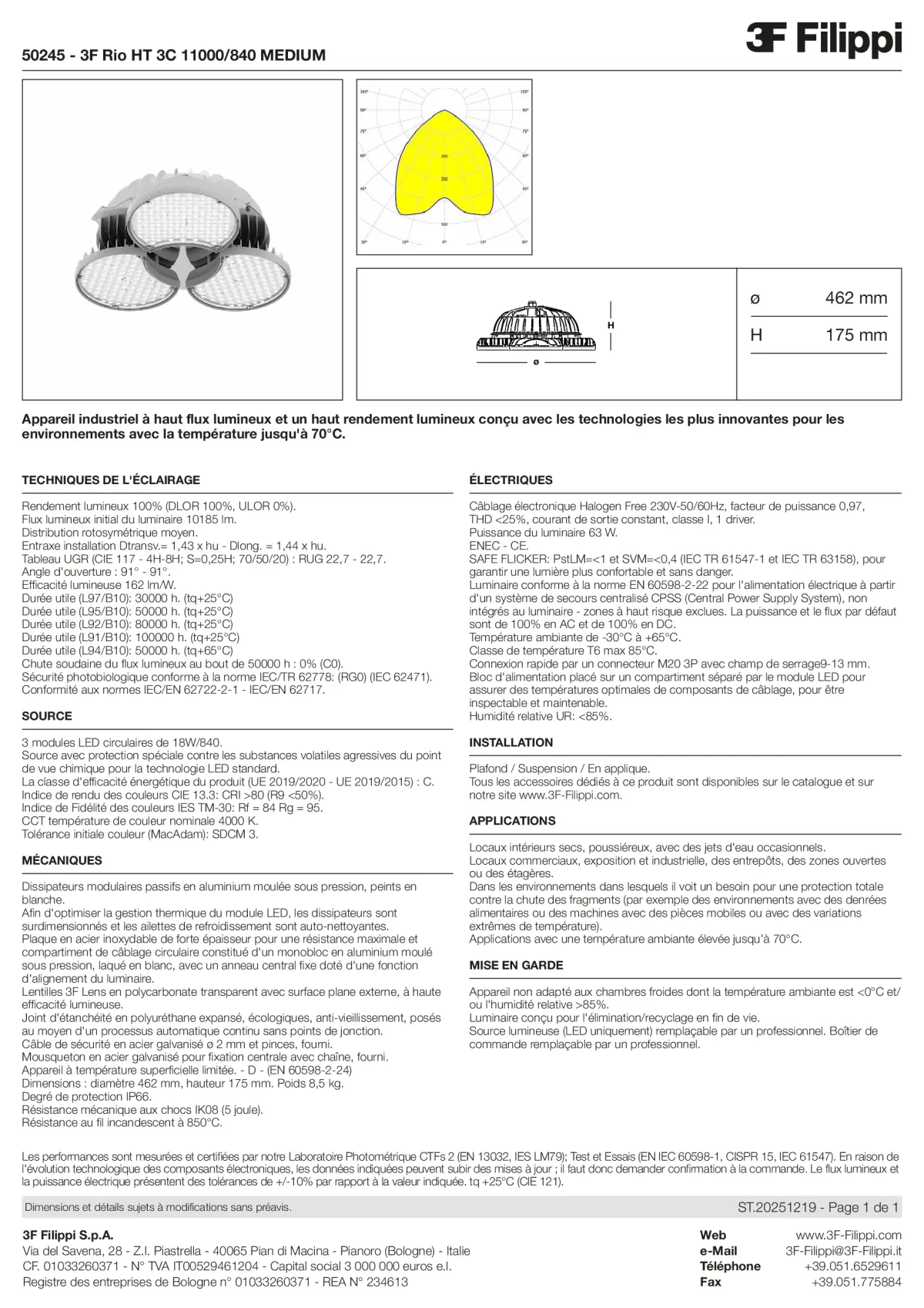 50245 - 3F Rio HT 3C 11000-840 MEDIUM - Datasheet - fr