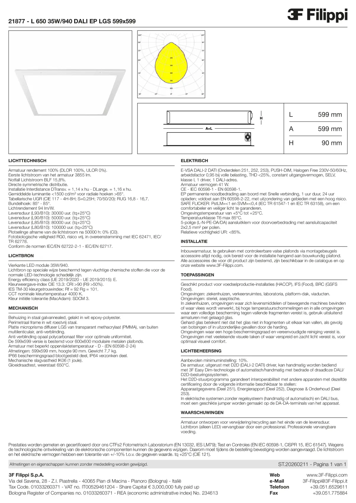 21877 - L 650 35W-940 DALI EP LGS 599x599 - Datasheet - nl