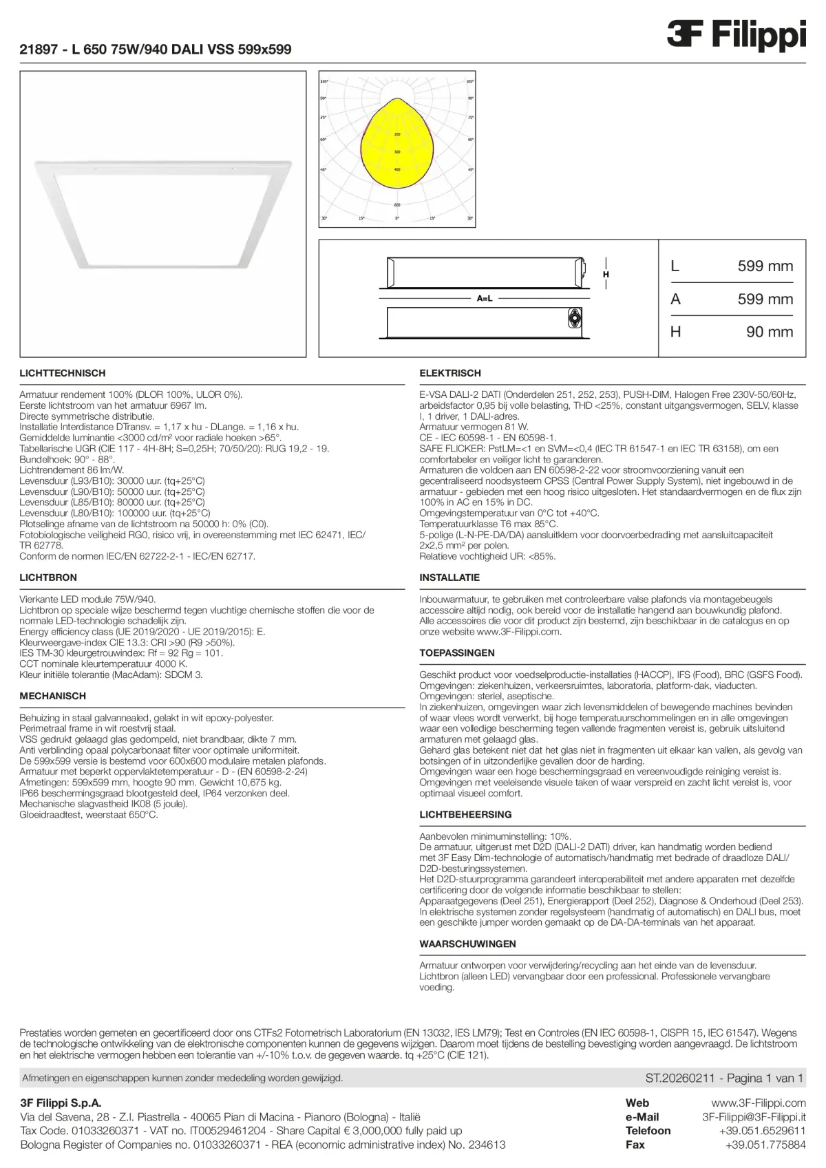 21897 - L 650 75W-940 DALI VSS 599x599 - Datasheet - nl