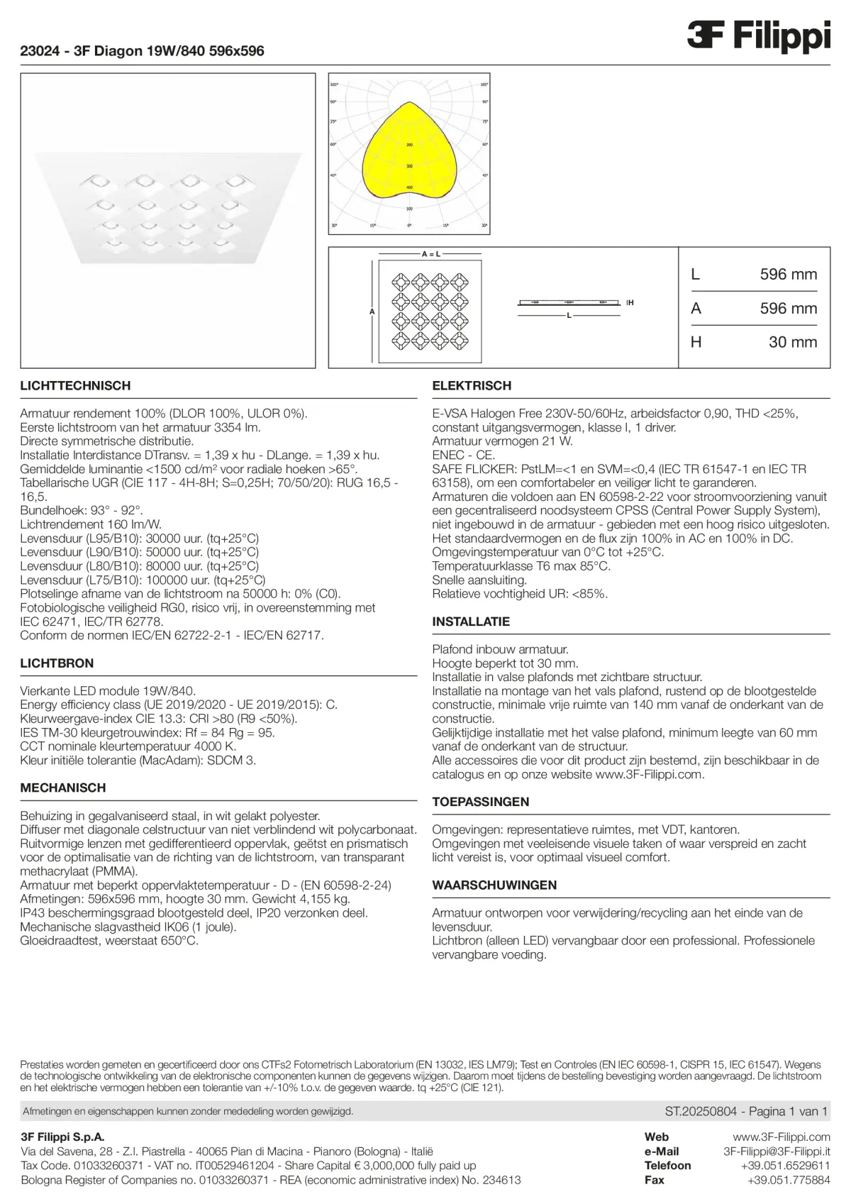 23024 - 3F Diagon 19W-840 596x596 - Datasheet - nl