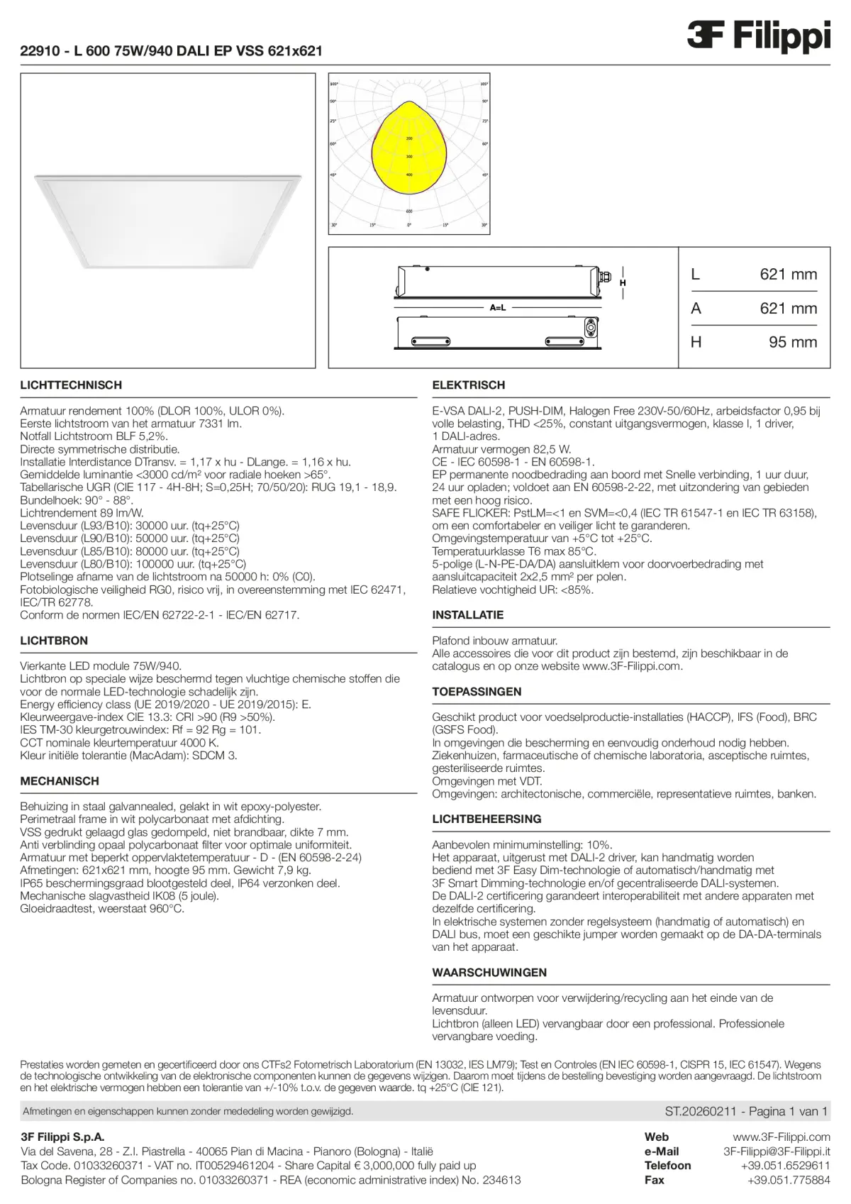 22910 - L 600 75W-940 DALI EP VSS 621x621 - Datasheet - nl