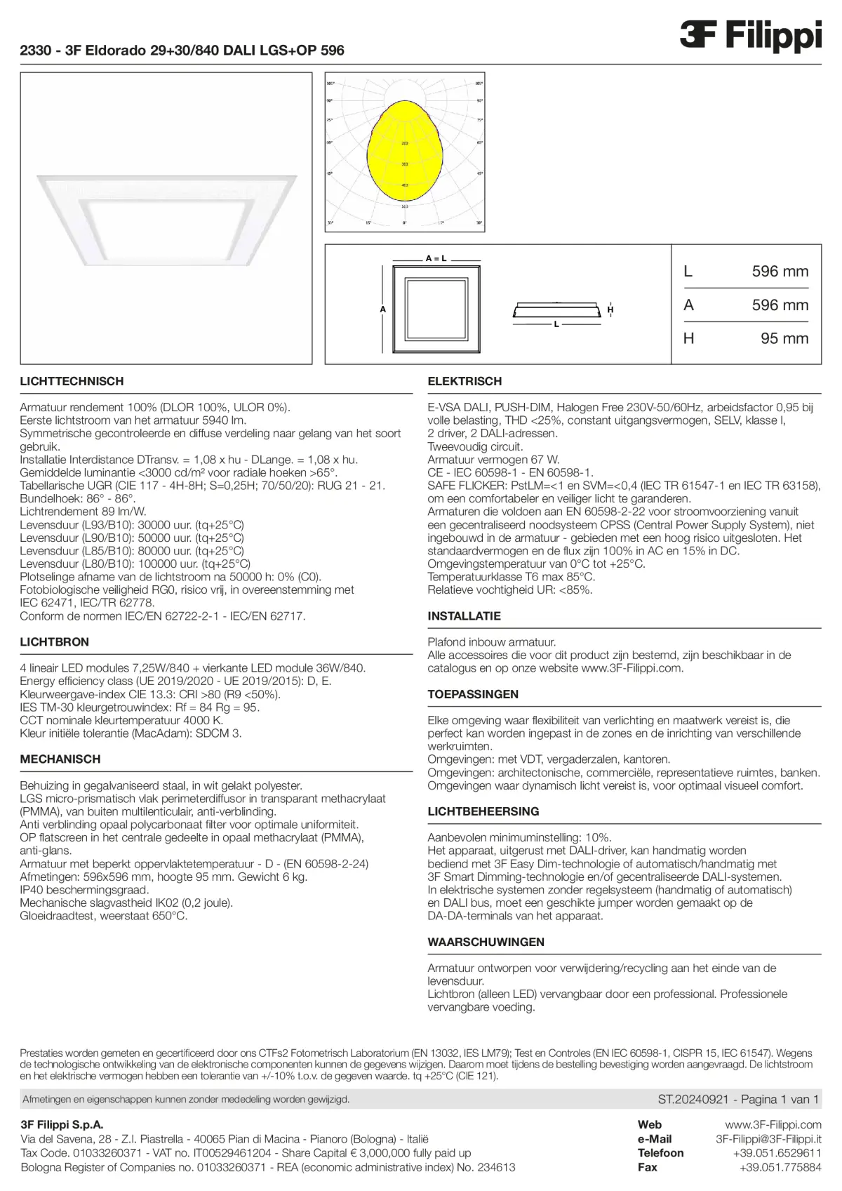 2330 - 3F Eldorado 29+30-840 DALI LGS+OP 596 - Datasheet - nl