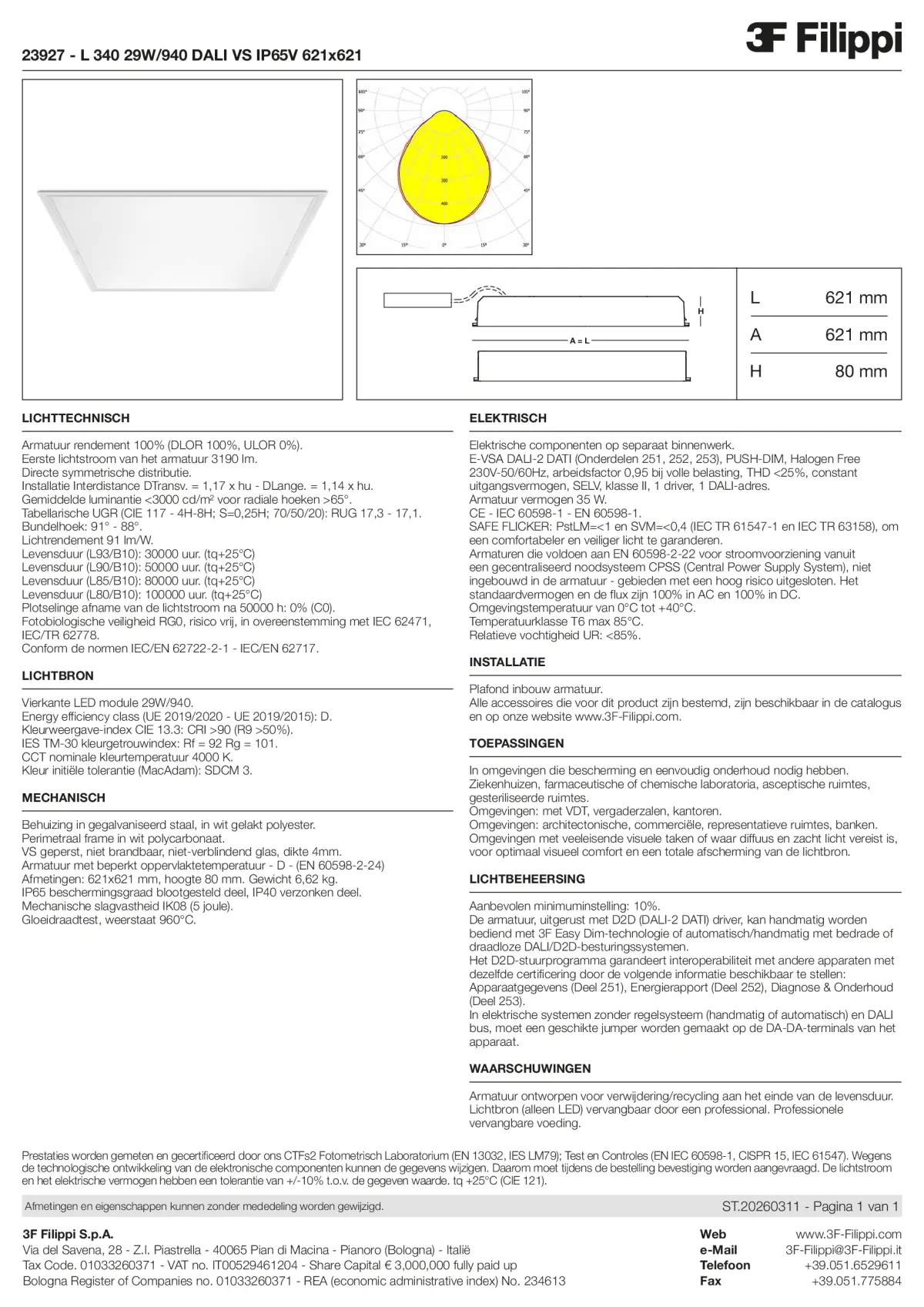 23927 - L 340 29W-940 DALI VS IP65V 621x621 - Datasheet - nl