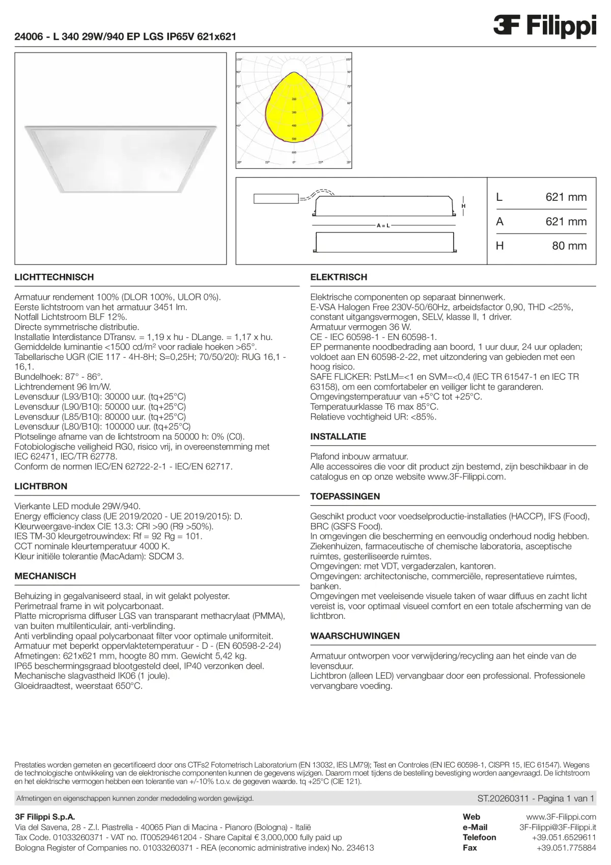 24006 - L 340 29W-940 EP LGS IP65V 621x621 - Datasheet - nl