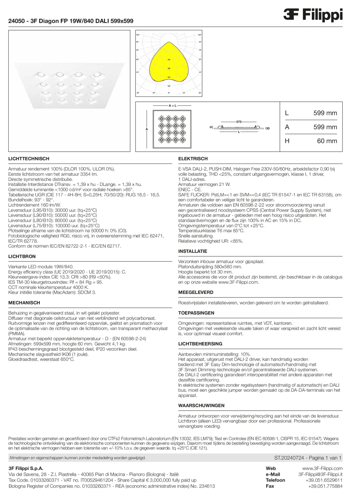 24050 - 3F Diagon FP 19W-840 DALI 599x599 - Datasheet - nl