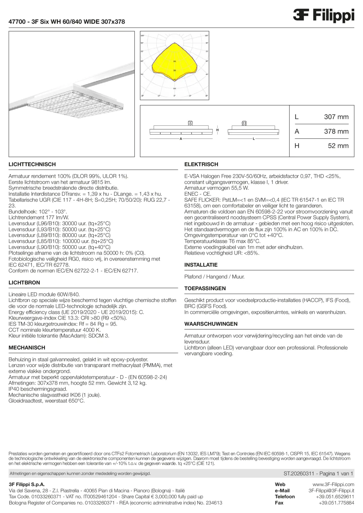 47700 - 3F Six WH 60-840 WIDE 307x378 - Datasheet - nl