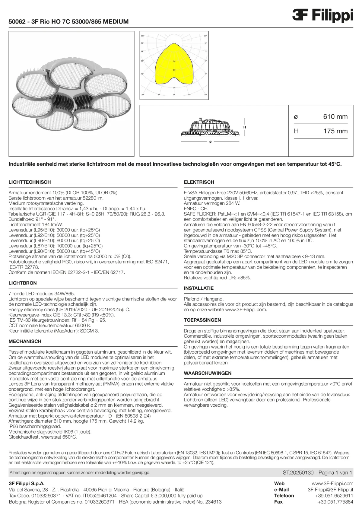 50062 - 3F Rio HO 7C 53000-865 MEDIUM - Datasheet - nl