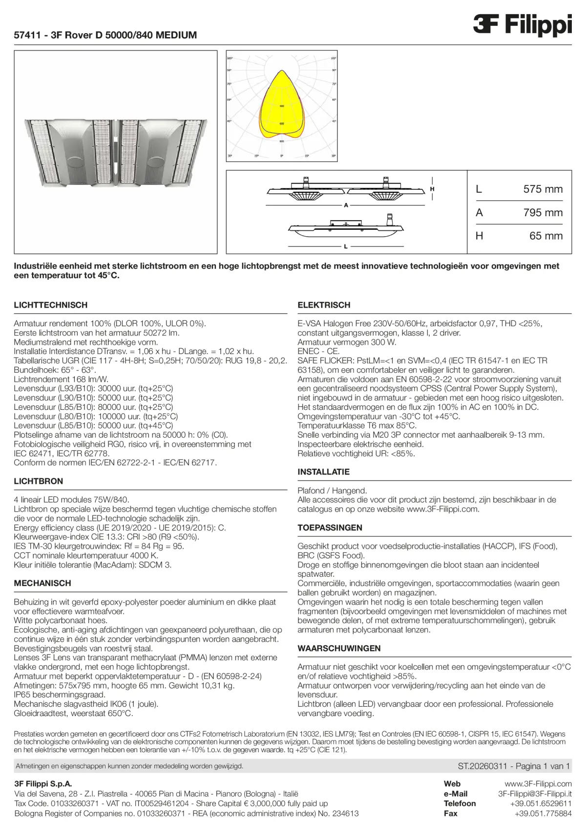 57411 - 3F Rover D 50000-840 MEDIUM - Datasheet - nl