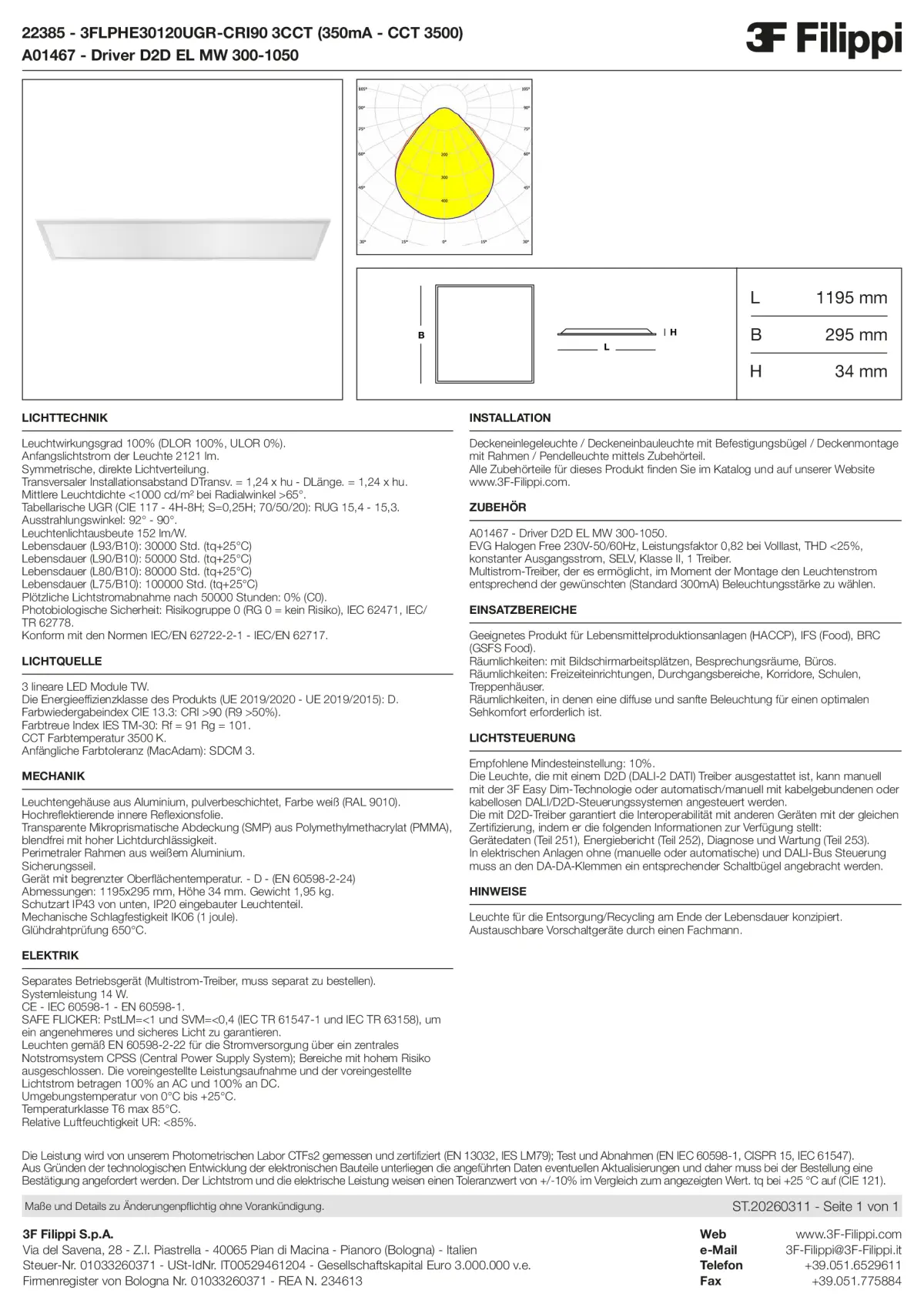 22385+A01467 - 3FLPHE30120UGR-CRI90 3CCT (350mA - CCT 3500) + D2D EL MW 300-1050 - Datasheet - de