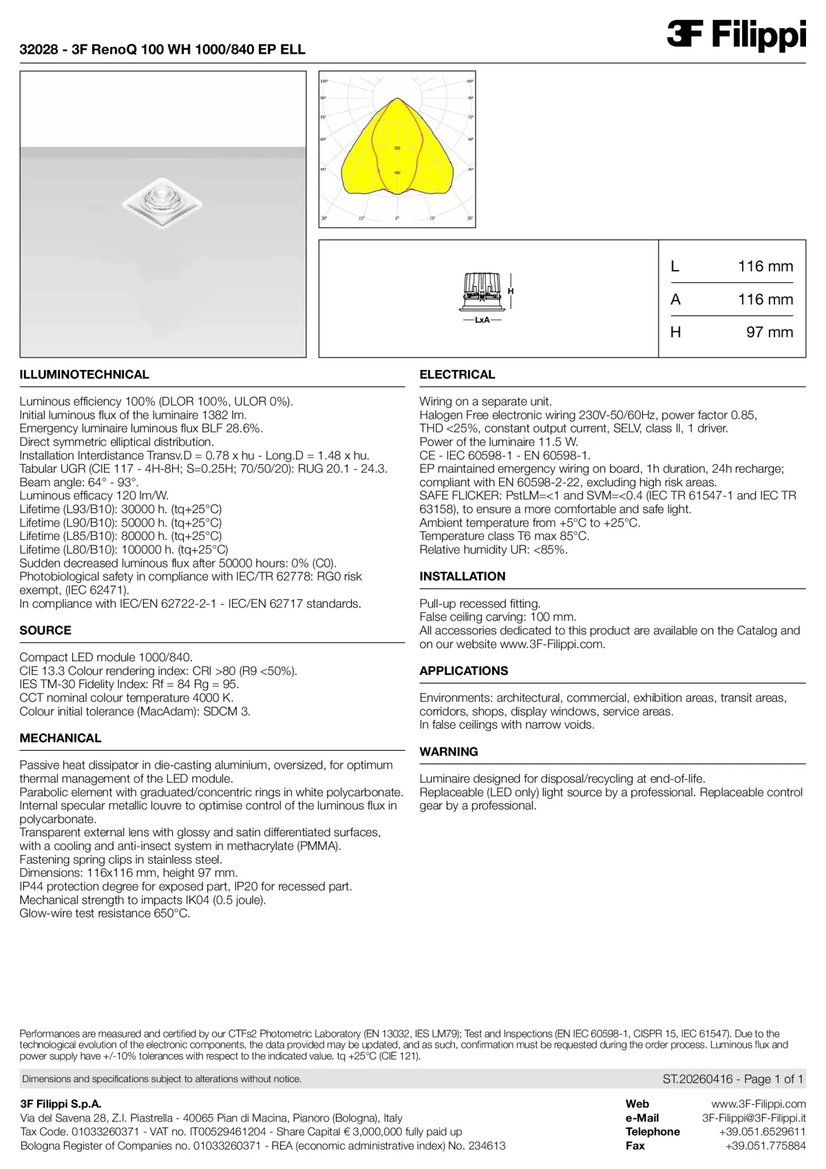 32028 - 3F RenoQ 100 WH 1000-840 EP ELL - Datasheet - en