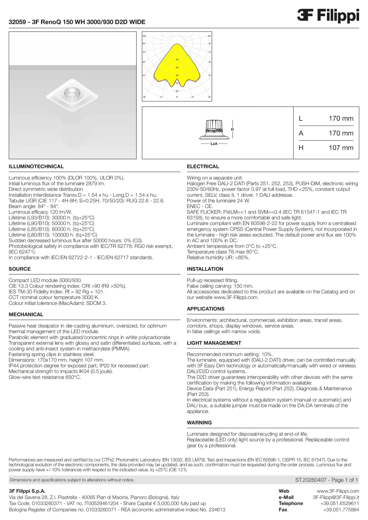 32059 - 3F RenoQ 150 WH 3000-930 D2D WIDE - Datasheet - en