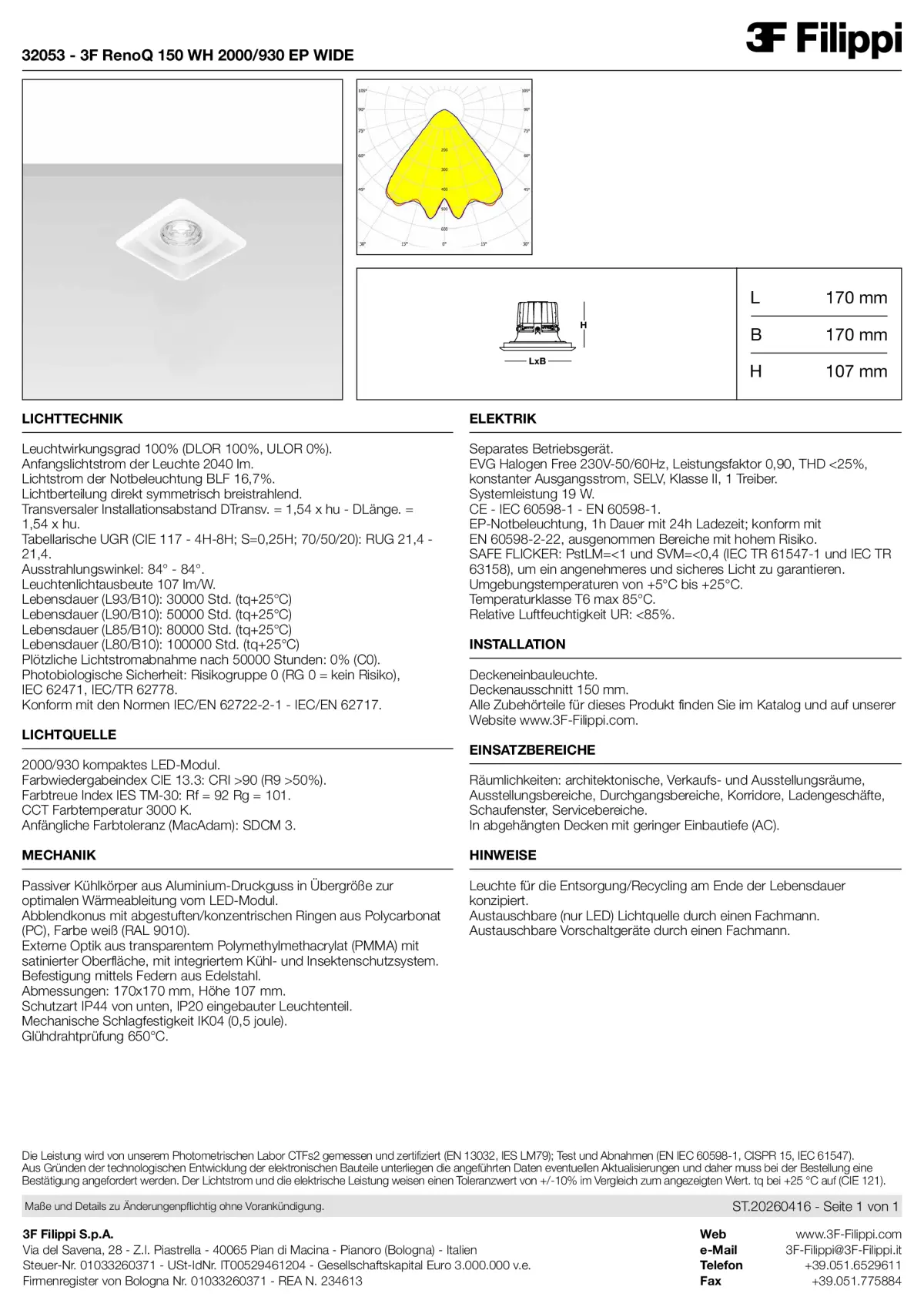32053 - 3F RenoQ 150 WH 2000-930 EP WIDE - Datasheet - de