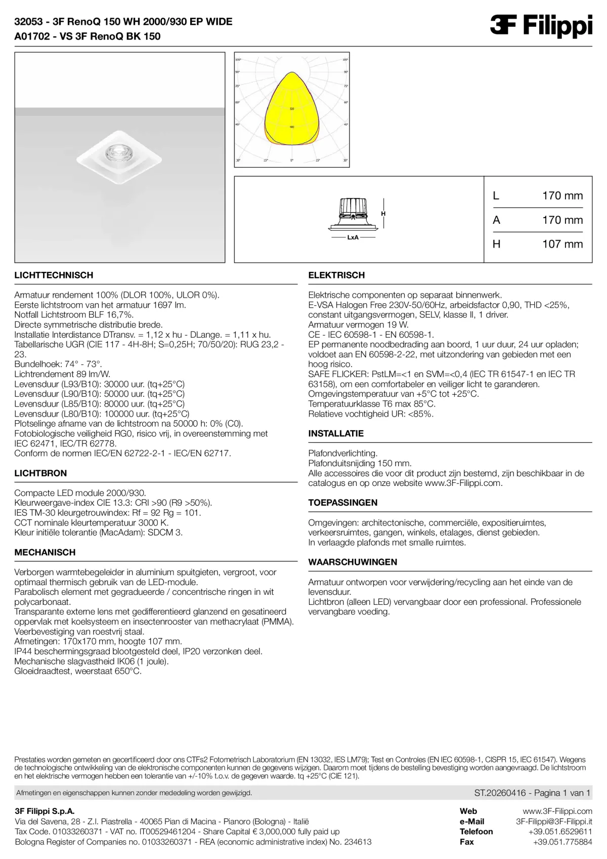 32053+A01702 - 3F RenoQ 150 WH 2000-930 EP WIDE + VS BK - Datasheet - nl