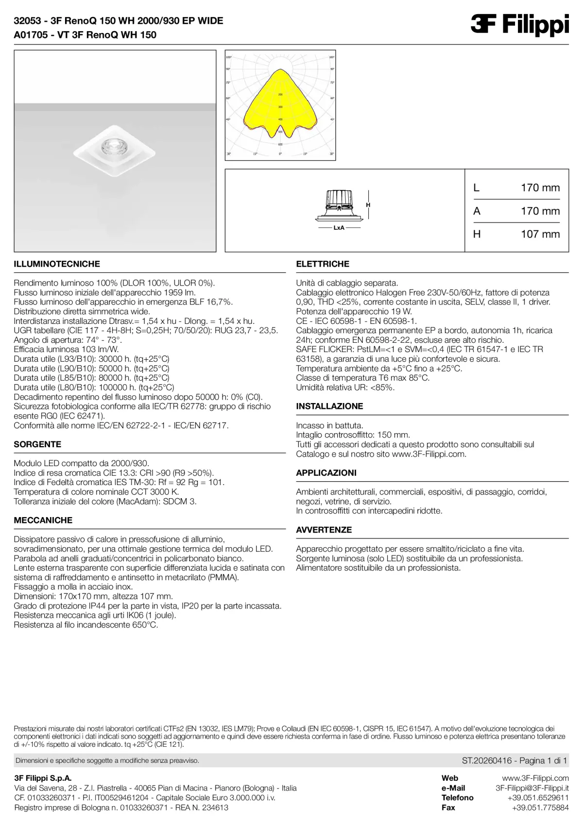 32053+A01705 - 3F RenoQ 150 WH 2000-930 EP WIDE + VT WH - Datasheet - it