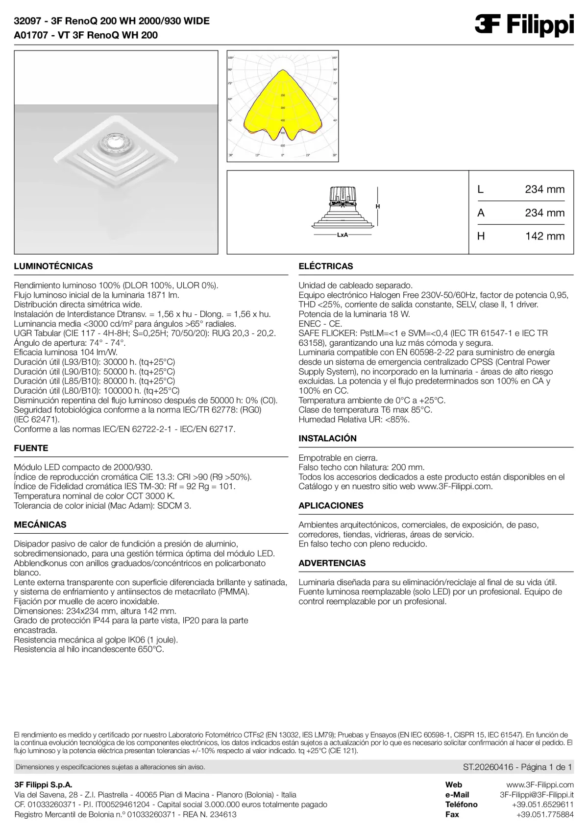 32097+A01707 - 3F RenoQ 200 WH 2000-930 WIDE + VT WH - Datasheet - es