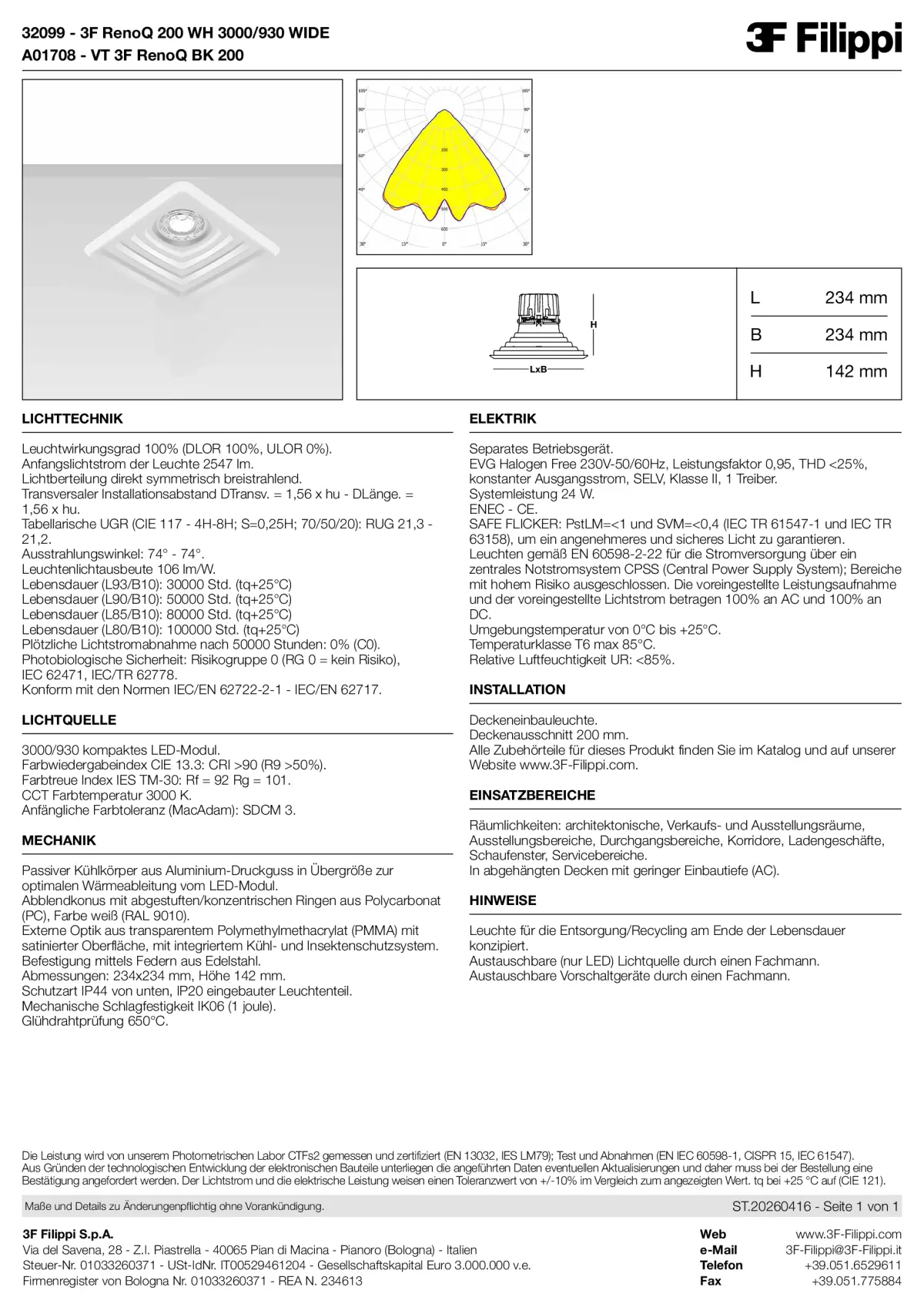 32099+A01708 - 3F RenoQ 200 WH 3000-930 WIDE + VT BK - Datasheet - de
