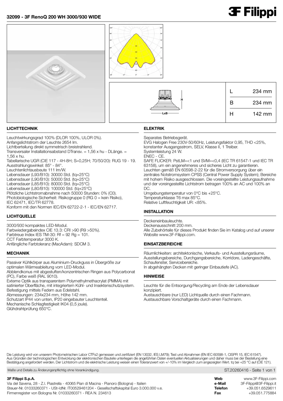 32099 - 3F RenoQ 200 WH 3000-930 WIDE - Datasheet - de