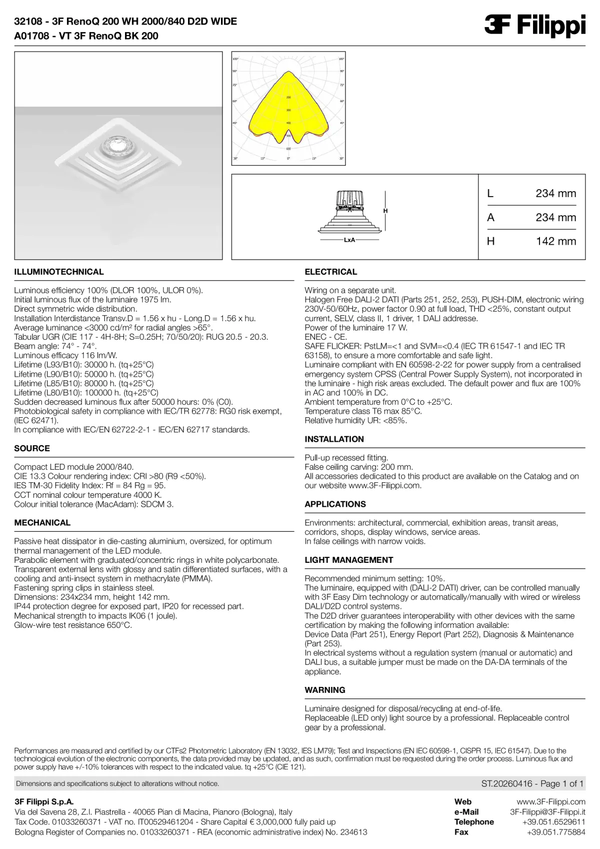 32108+A01708 - 3F RenoQ 200 WH 2000-840 D2D WIDE + VT BK - Datasheet - en