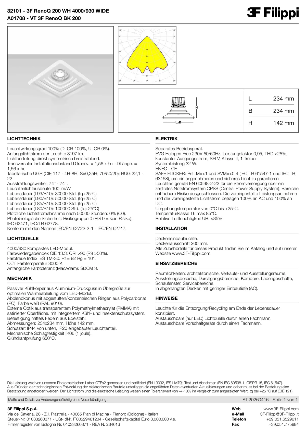 32101+A01708 - 3F RenoQ 200 WH 4000-930 WIDE + VT BK - Datasheet - de
