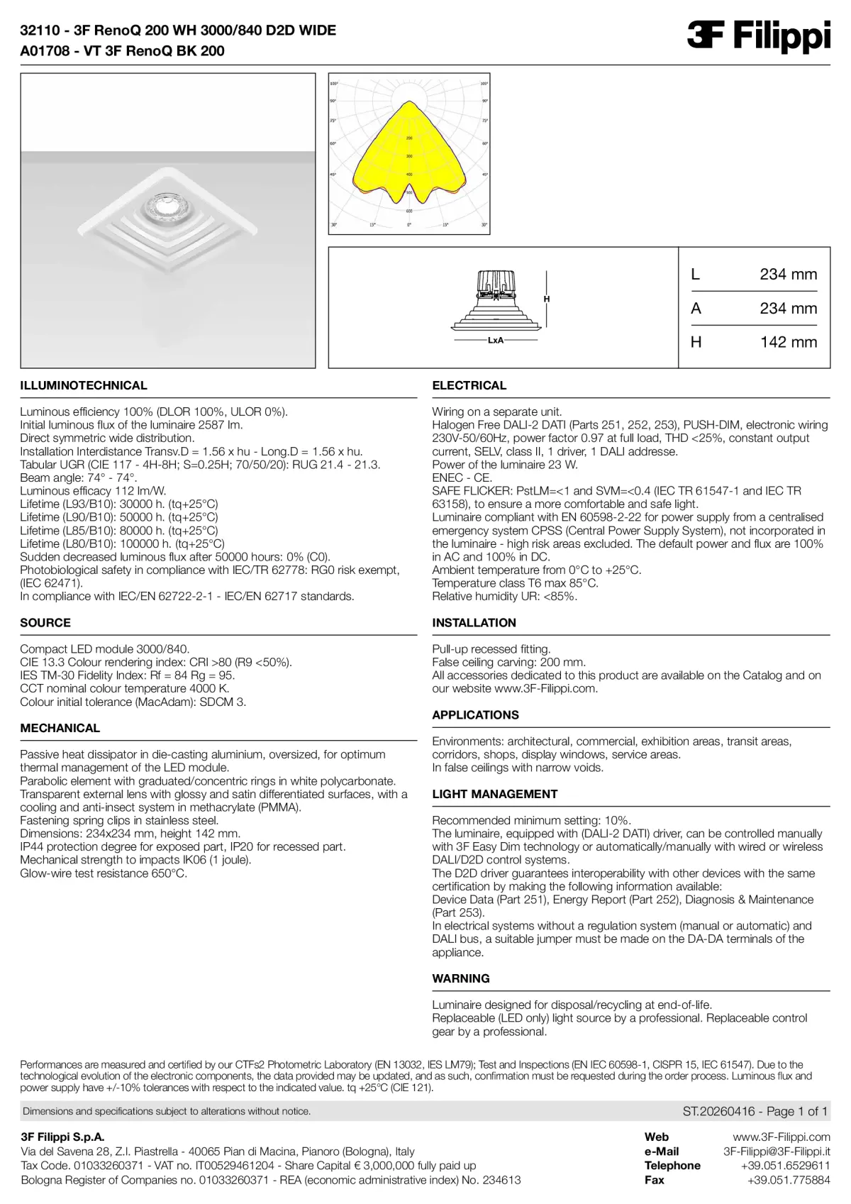 32110+A01708 - 3F RenoQ 200 WH 3000-840 D2D WIDE + VT BK - Datasheet - en
