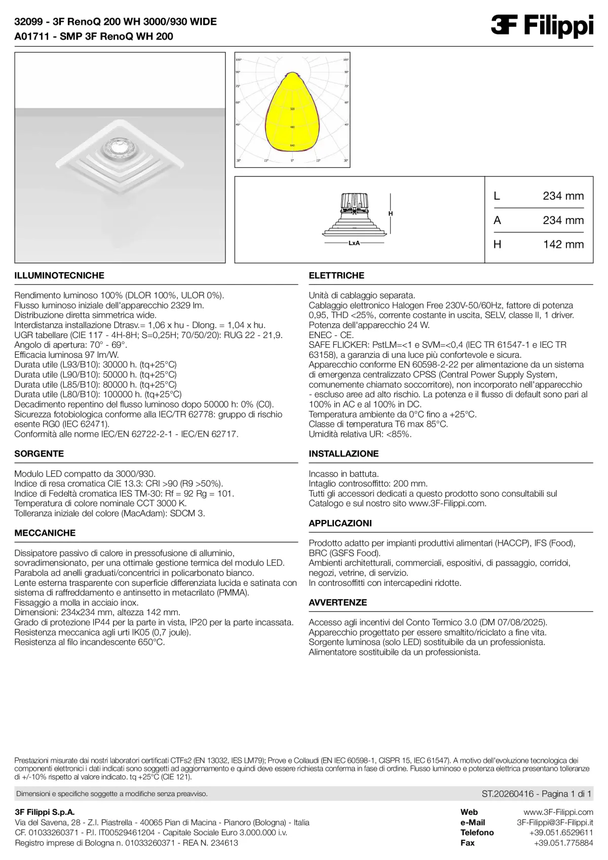 32099+A01711 - 3F RenoQ 200 WH 3000-930 WIDE + SMP WH - Datasheet - it