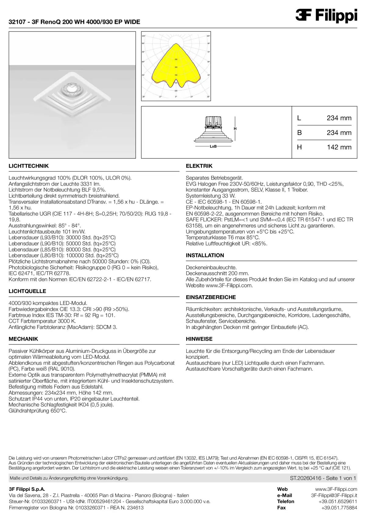 32107 - 3F RenoQ 200 WH 4000-930 EP WIDE - Datasheet - de
