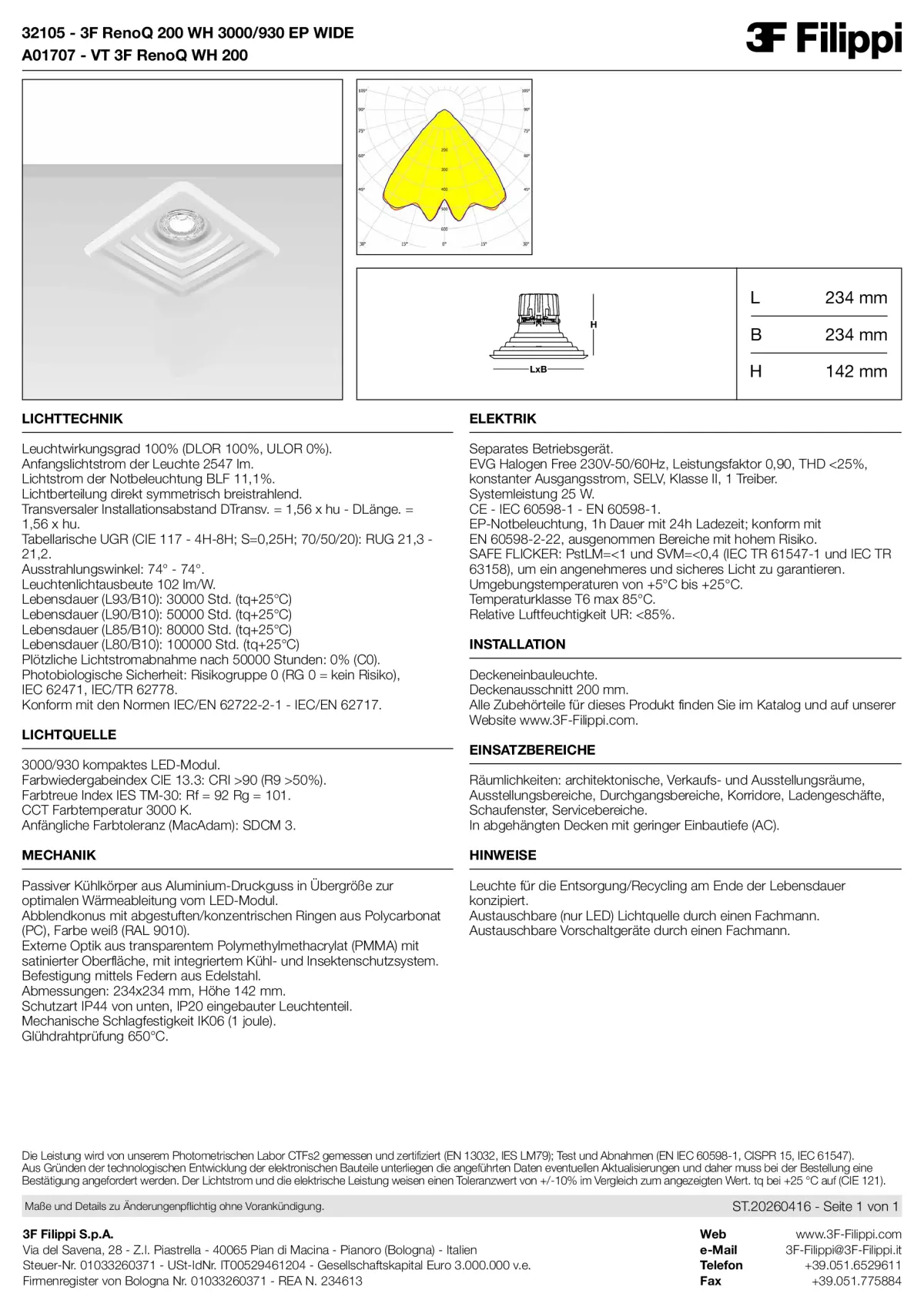 32105+A01707 - 3F RenoQ 200 WH 3000-930 EP WIDE + VT WH - Datasheet - de