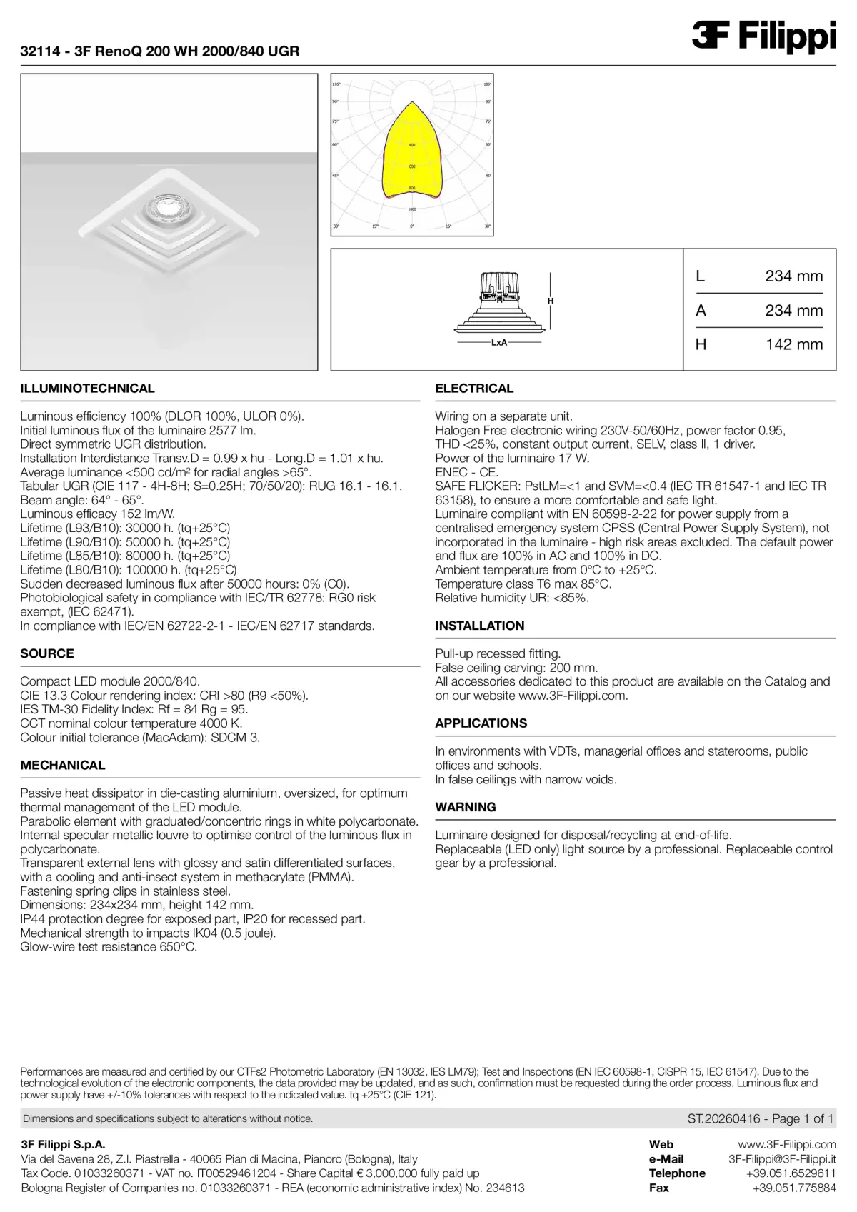 32114 - 3F RenoQ 200 WH 2000-840 UGR - Datasheet - en