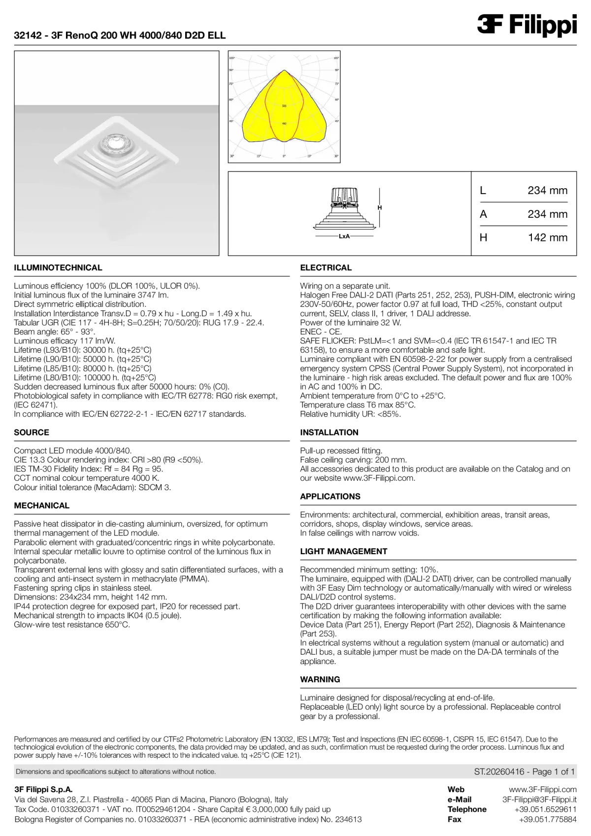 32142 - 3F RenoQ 200 WH 4000-840 D2D ELL - Datasheet - en
