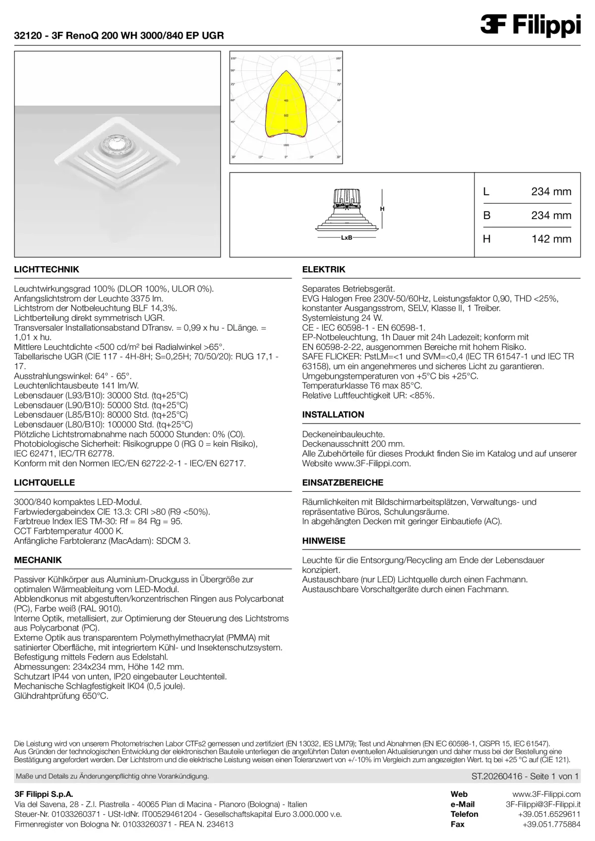 32120 - 3F RenoQ 200 WH 3000-840 EP UGR - Datasheet - de