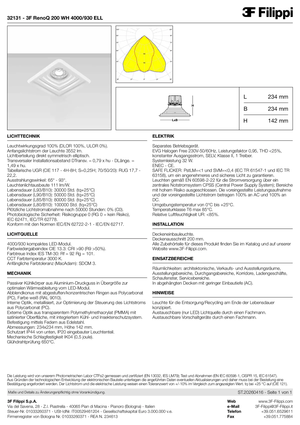 32131 - 3F RenoQ 200 WH 4000-930 ELL - Datasheet - de