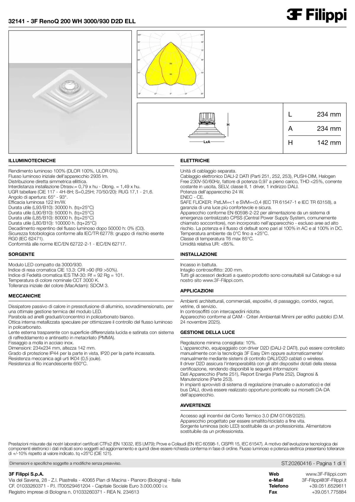 32141 - 3F RenoQ 200 WH 3000-930 D2D ELL - Datasheet - it